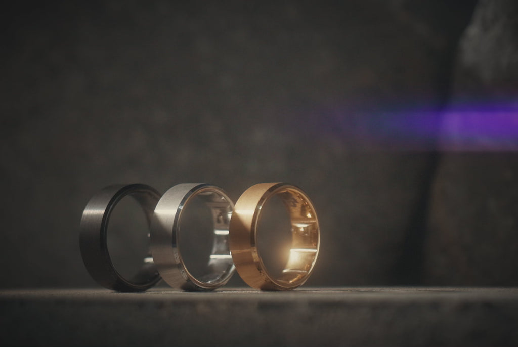 Groove Ring® Tungsten - Platinum