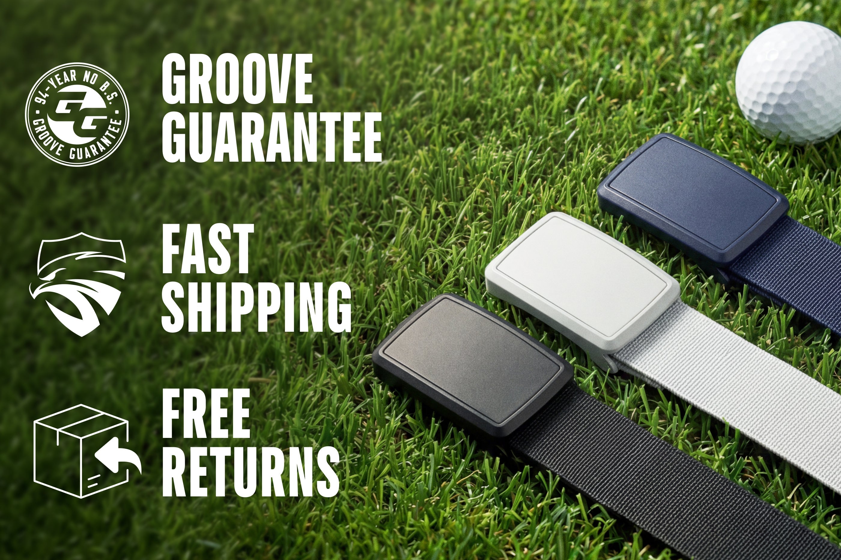 Groove Golf Belt Pro® - Black