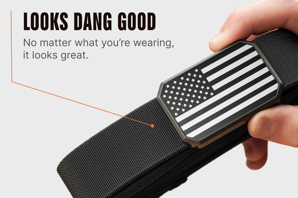 Hero Flag Groove Belt Black/Black