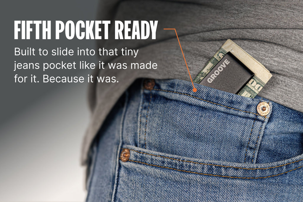 Groove® Money Clip Knife - Black